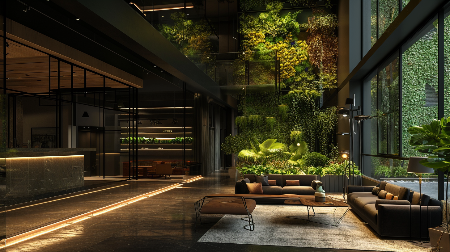 megadis_Modern_apartment_lobby_with_green_elements_dark_high_de_8b8e43ed-43ce-4e55-99bf-4f2ceeedfa94